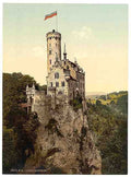 Vintage Lichtenstein Castle Wurtemburg A4 Photo Print