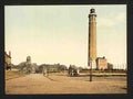 Vintage Lighthouse and St Peters church Calais A4 Photo Print