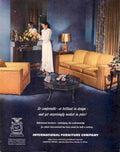 Vintage Living Room 1940s Vintage Retro Advert Poster