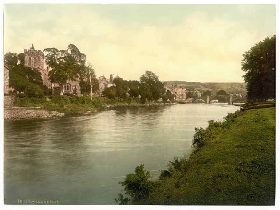 Vintage Llanrwst Wales A4 Photo Print