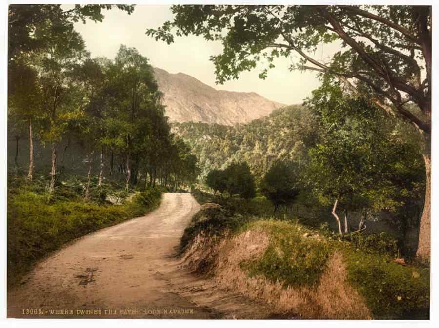 Vintage Loch Katrine Where Twines The Path Trossachs Scotland A4 Photo Print