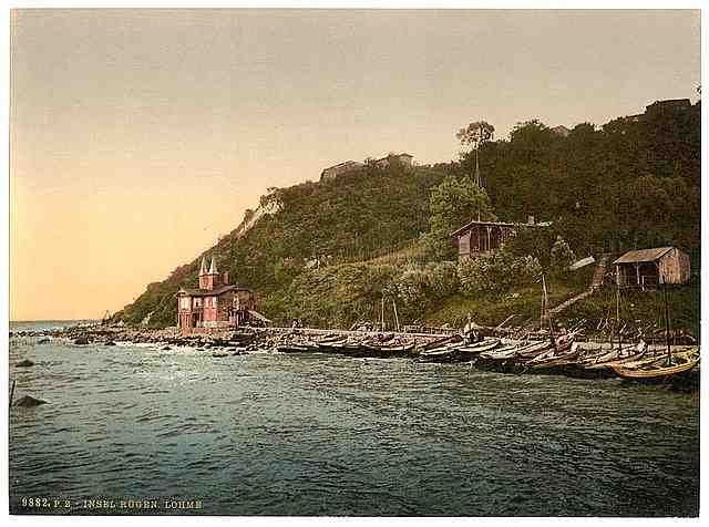 Vintage Lohme Isle of Rugen A4 Photo Print