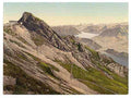 Vintage Looking toward Glarnisch Pilatus A4 Photo Print