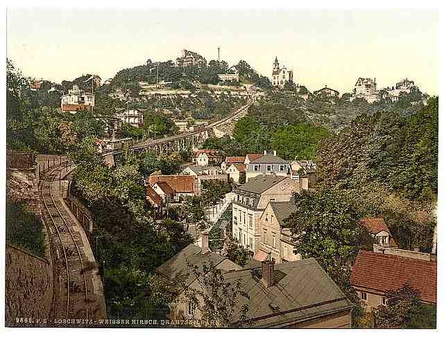Vintage Loschwitz Saxony A4 Photo Print