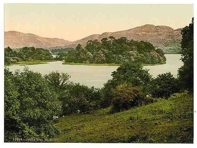 Vintage Lough Gill County Sligo A4 Photo Print