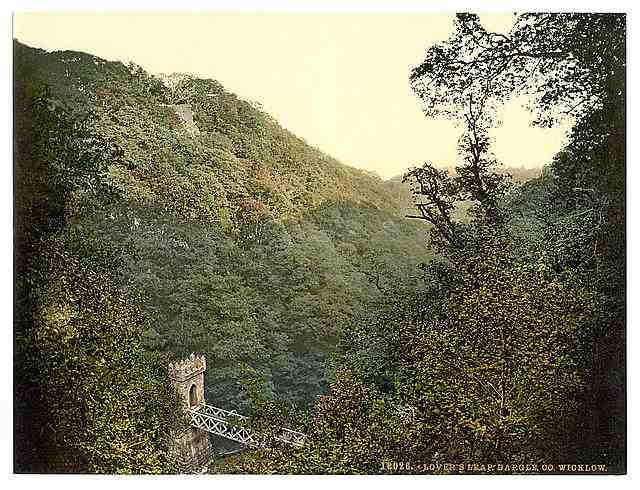 Vintage Lovers Leap Dargle County Wicklow A4 Photo Print
