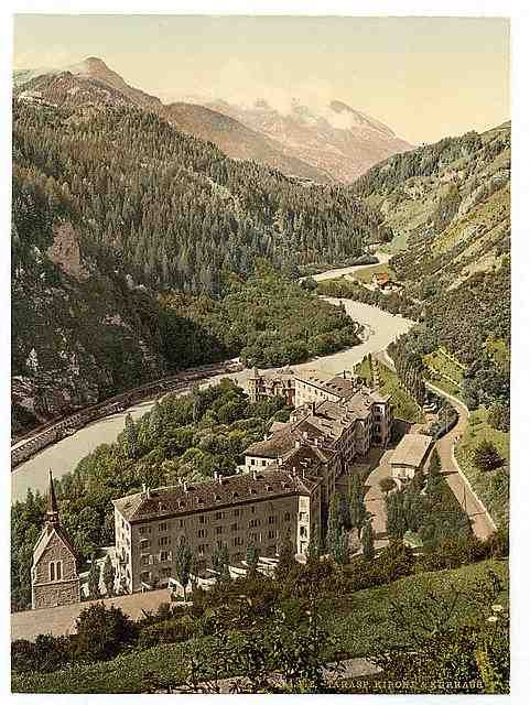 Vintage Lower Engadine Tarasp Grisons A4 Photo Print