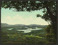 Vintage Lower Saranac Lake Adirondack Mountains A4 Photo Print