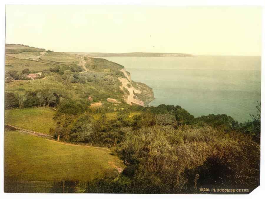 Vintage Luccombe Chine Isle Of Wight England A4 Photo Print