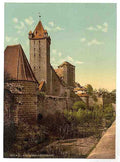 Vintage Ludinsland Nuremberg Bavaria A4 Photo Print