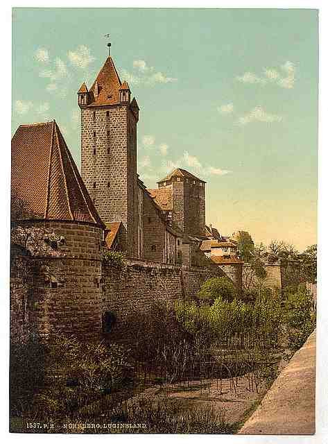 Vintage Ludinsland Nuremberg Bavaria A4 Photo Print
