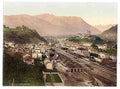 Vintage Lugano Bellinzona I Tessin A4 Photo Print