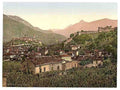 Vintage Lugano Bellinzona II Tessin A4 Photo Print