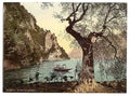 Vintage Lugano Gandria Tessin A4 Photo Print