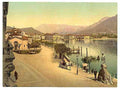 Vintage Lugano the quay II Tessin A4 Photo Print