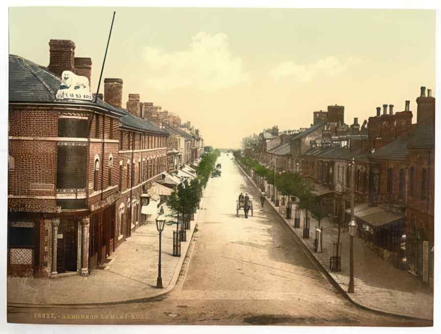 Vintage Lumley Road Skegness England A4 Photo Print