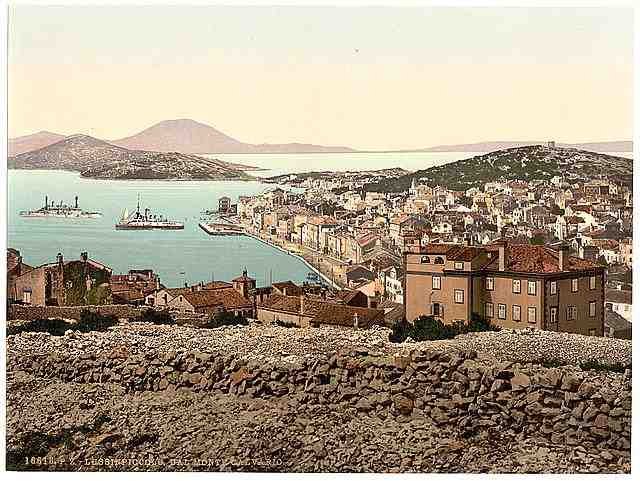 Vintage Lussin Piccolo from Monte Calavario Istria A4 Photo Print