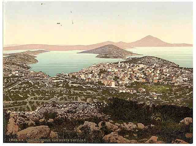 Vintage Lussin Piccolo from Monte Umpiliak Istria A4 Photo Print