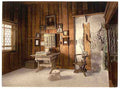 Vintage Luthers study Wartburg Thuringia A4 Photo Print