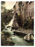 Vintage Lyn Mill East Lyn Lynton and Lynmouth A4 Photo Print