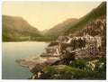 Vintage Lyn Peris Pass Llanberis Wales A4 Photo Print