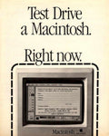 Vintage Macintosh Testdrive 1980s Vintage Retro Advert