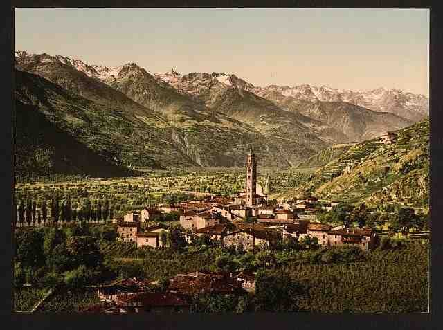 Vintage Madonna di Tirano Tirano A4 Photo Print