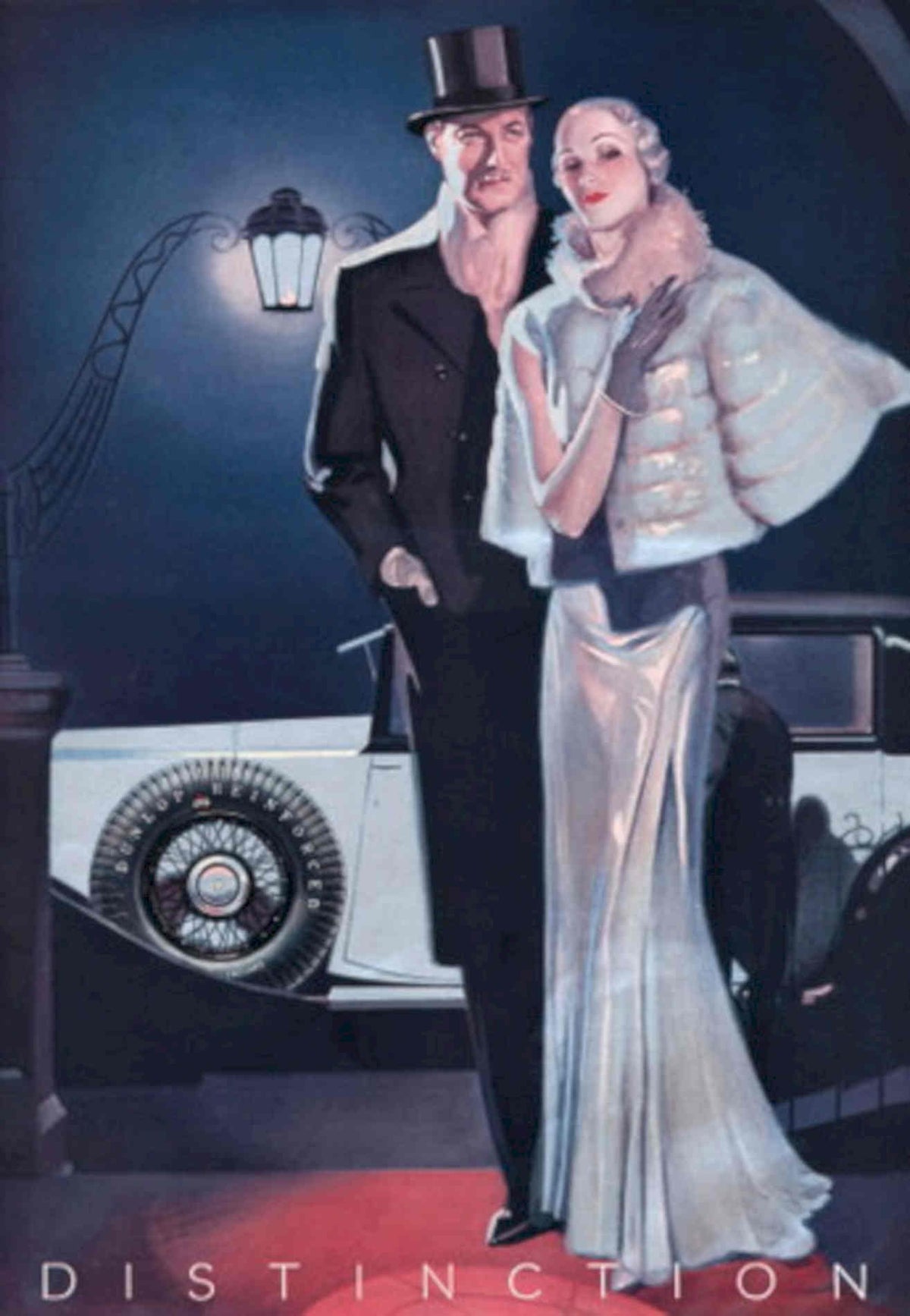 Vintage Magazine Cadillac 1930s Vintage Retro Advert Poster
