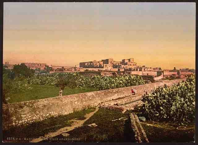 Vintage Mahomedia the lost town Tunis A4 Photo Print
