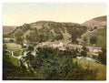 Vintage Mansal Dale from railway station Derbyshire A4 Photo Print