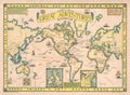Vintage Map Adventures Vintage Retro Advert Poster