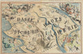 Vintage Map Biche Vintage Retro Advert Poster