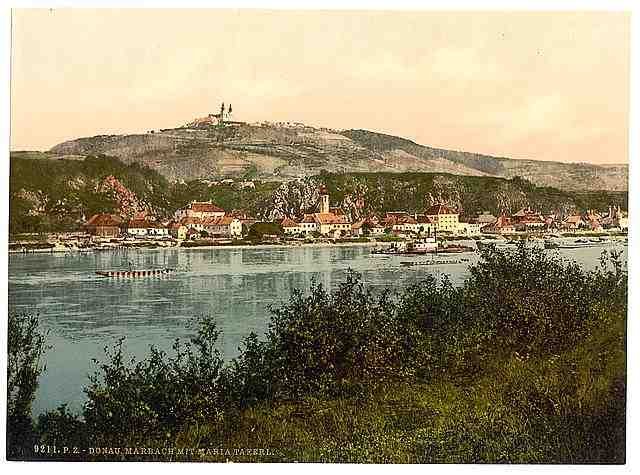 Vintage Marbach & Maria Taferl A4 Photo Print