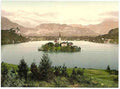 Vintage Maria Lake Carniola A4 Photo Print