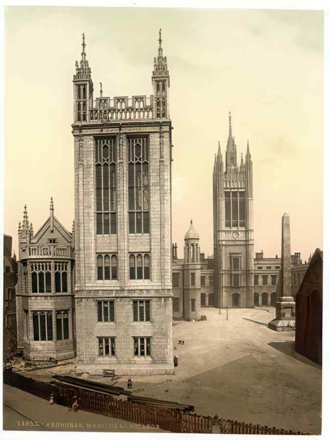 Vintage Marischal College Aberdeen A4 Photo Print