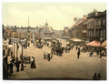 Vintage Market Place Carlisle England A4 Photo Print