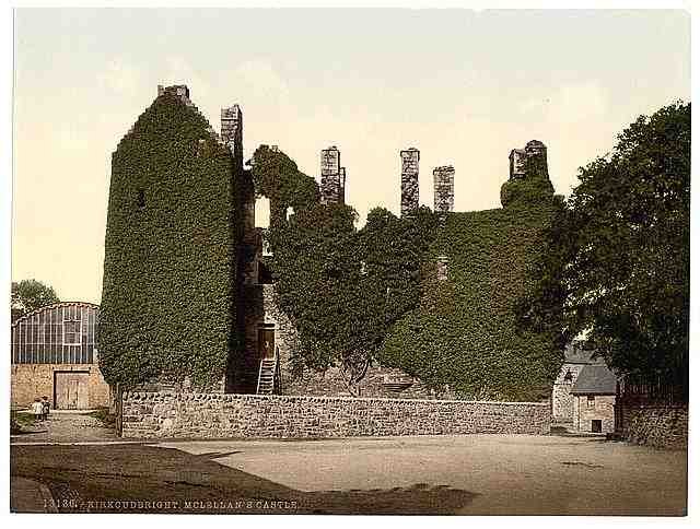 Vintage McLellans Castle Kirkcudbright A4 Photo Print