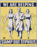 Vintage Medical Campaign American World War II Advert Poster