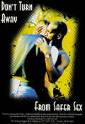 Vintage Men Embrace 1990s Vintage Retro Advert