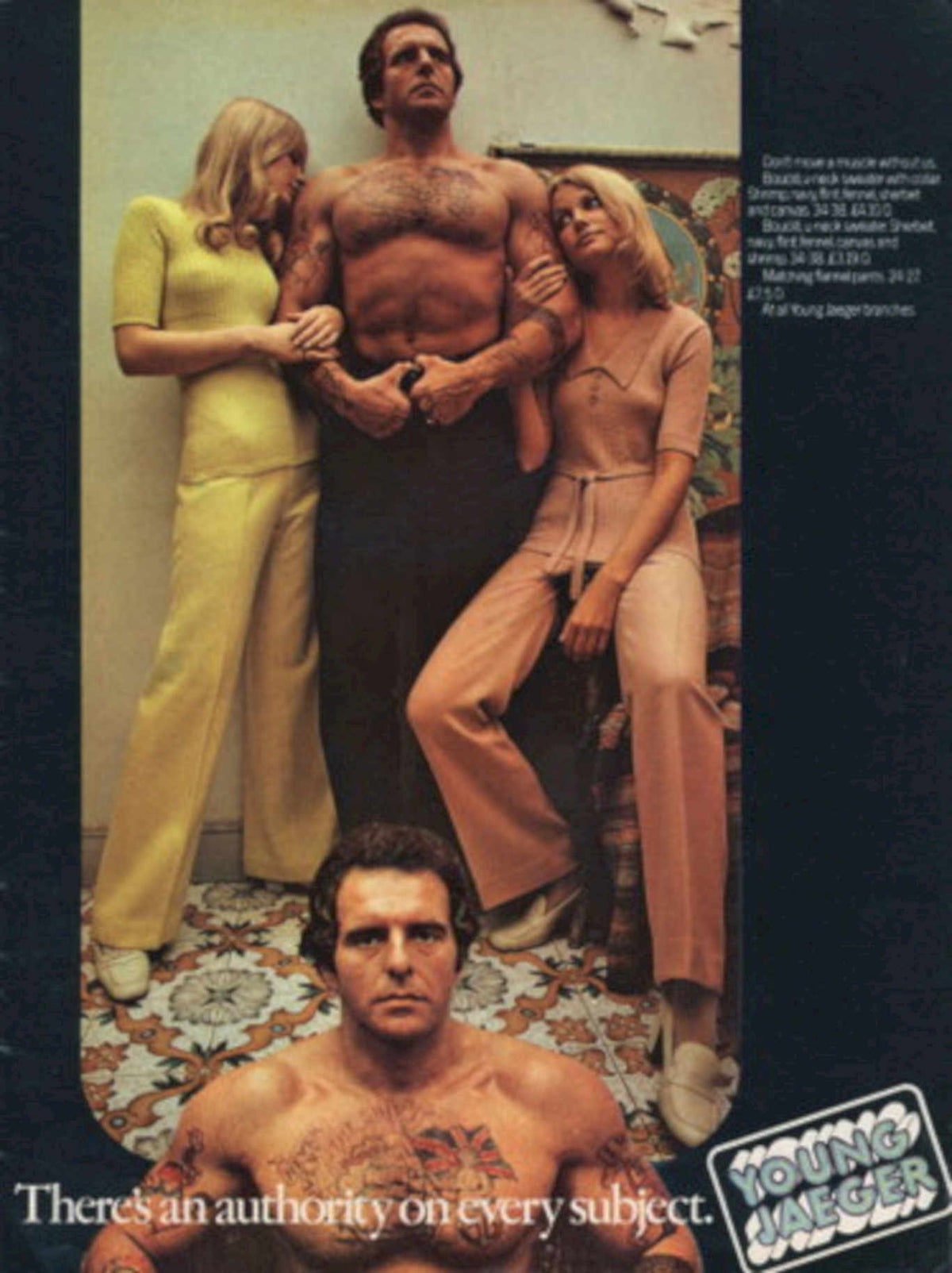 Vintage Men Suit 1970s Vintage Retro Advert