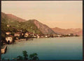 Vintage Menaggio general view I Lake Como A4 Photo Print