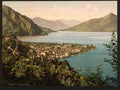 Vintage Menaggio general view II Lake Como A4 Photo Print