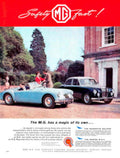 Vintage Mg Cars 1950s Vintage Retro Advert Poster