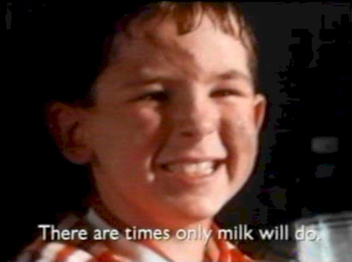 Vintage Milk Boy 1980s Vintage Retro Advert