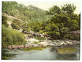 Vintage Millers Dale Derbyshire England A4 Photo Print