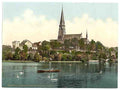 Vintage Miramer Castle and Lake Chemnitz Saxony A4 Photo Print