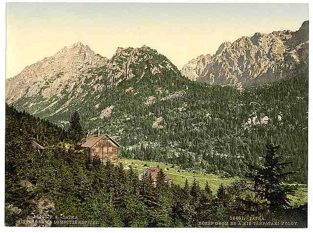 Vintage Mittelgrat & Lomnitzer Spitze Tatra A4 Photo Print