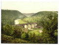 Vintage Monsal Dale 3 Derbyshire England A4 Photo Print