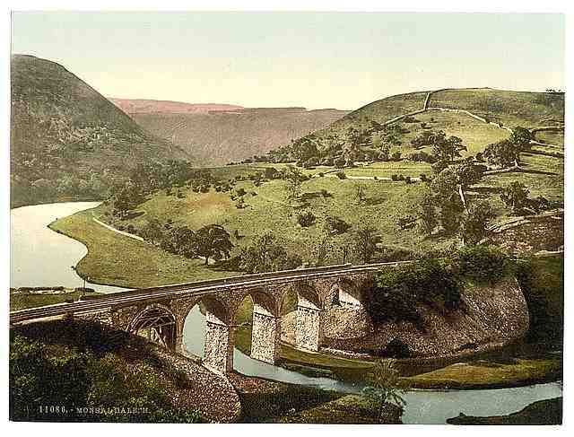 Vintage Monsal Dale II Derbyshire A4 Photo Print