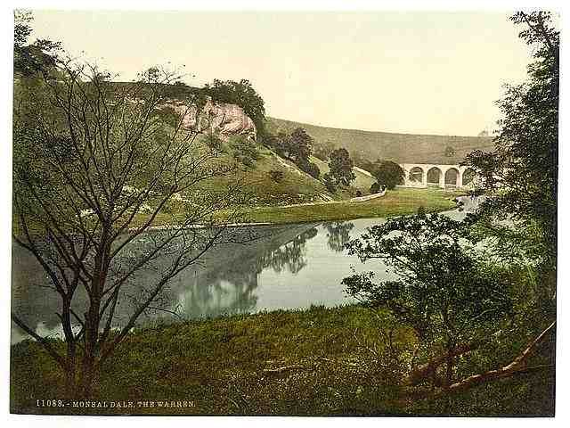 Vintage Monsal Dale the Warren Derbyshire A4 Photo Print